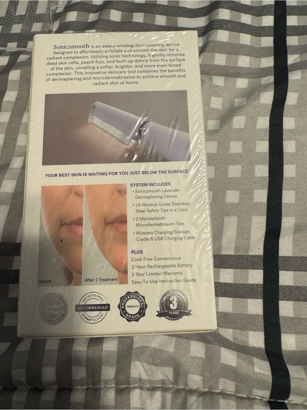 Michael Todd Beauty Sonicsmooth Pro+ Dermaplaning Microdermabrasion System NEW - Picture 13 of 14